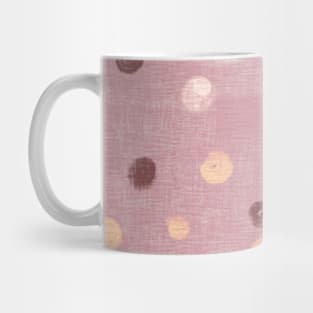 Soft pink polka dot pattern Mug